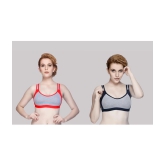 Kiran Enterprises Multicolor Cotton Non Padded Womens T-Shirt Bra ( Pack of 2 ) - None