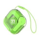 VEhop Flash Pods Bluetooth True Wireless (TWS) In Ear 30 Hours Playback Low Latency,Powerfull bass IPX4(Splash & Sweat Proof) Green