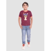 Neo Garments - Maroon Cotton Boys T-Shirt ( Pack of 1 ) - None