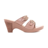 KHADIM - Pink Womens Slip On Heels - None