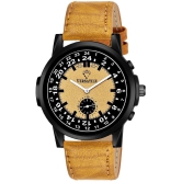 Versatile - Tan Leather Chronograph Mens Watch