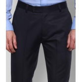 Inspire Clothing Inspiration - Blue Polycotton Slim - Fit Men''s Formal Pants ( Pack of 1 ) - None