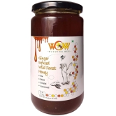 WOW BUZZING BEE - 100% Pure Natural Unprocessed Real Infused Forest Honey Immense Medicinal ValuImmense Medicinal Value. (Infused Honey (1Kg X 5))