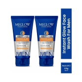 Meglow Instant Glow Facewash for Men,100g Pack of 2 Face Wash (200 g)