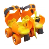 sevriza orange and yeallow Roller Skates For Kids Age Group 3 -15 Years Adjustable