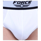 Force NXT Cotton Mens Briefs ( White ) - None