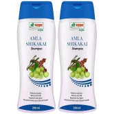 Shri Chyawan Ayurved Amla Shikakai Shampoo Gel 200 Ml Pack of 2