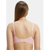 Jockey 1242 Wirefree Non Padded Super Combed Cotton Elastane Cross Over Everyday Bra - Candy Pink - None