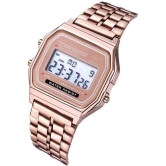 acnos Rose Gold Stainless Steel Analog Mens Watch