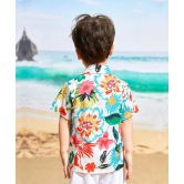 Venutaloza Toddler Boys Floral Graphic Shirt For Boy.-6 Month to 12 Month