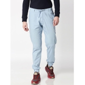 Bewakoof - 100 Percent Cotton Blue Men's Joggers ( Single Pack ) - None