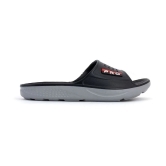 KHADIM - Black Rubber Slide Flip flop - None