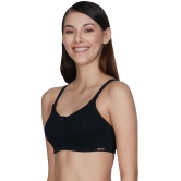 Amante Cotton T-Shirt Bra - Black Single - 36B