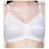 TCG - White Cotton Blend Non Padded Womens Push Up Bra ( Pack of 2 ) - None