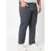 Men Slim Mid Rise Grey Jeans