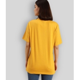 Dillinger - Yellow Cotton Loose Fit Women''s T-Shirt ( Pack of 1 ) - M