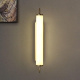 HDC 27W Gold Body Acrylic Modern Led Wall Lamp Bedside Bathroom Mirror Light - Warm White