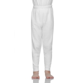 Bodycare Insider Off White Solid Kids Thermal Top & Bottom Set - None