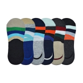 PENYAN Cotton Casual No Show Socks Pack of 6 - Multi