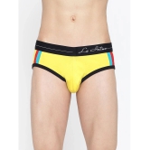 La Intimo Yellow Cotton Mens Briefs ( Pack of 1 ) - None