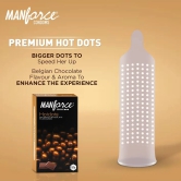 MANFORCE CONDOM(HOT DOTS)10S(BG. CHOCO)