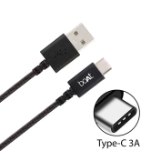 boAt A400 USB Type C Data Cable | Premium C Type Data Cable with 480Mbps Transfer Speed, Tangle free cable, Reversible Connector Grey