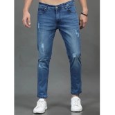 Paul Street Slim Fit Distressed Mens Jeans - Light Blue ( Pack of 1 ) - None