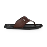 softio - Brown Mens Daily Slipper - None