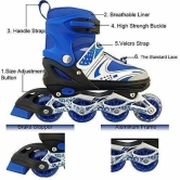 Skating Shoes Inline Skates w/ Light Up Wheels LED Flashing Roller Skates