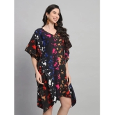 Curvydrobe Crepe Black Beach Dresses - Single - None