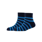 Men Pack Of 2 Striped Cotton Ankle Length Socks