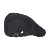 Zacharias Black Cotton Mens Cap ( Pack of 1 ) - Black