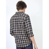 Ketch Cotton Blend Regular Fit Checks Full Sleeves Mens Casual Shirt - Navy Blue ( Pack of 1 ) - None