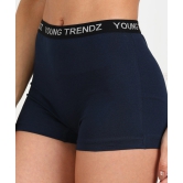 Young trendz Women Boy Short Navy Panty-XS / Navy