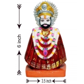 PAYSTORE Polyresin Shyam Baba Idol ( 9 cm )