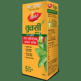 Dabur Tulsi Drops - 100% Ayurvedic Immunity Booster, Cough & Cold Relief, 5 Tulsi Extracts, 20 Ml