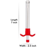 HomePro Gas Lighter Stainless Steel Red Pack of 1