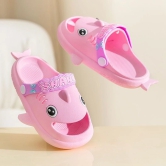 Sharky Crocs-Pink / 3-4 Years  / 22-23