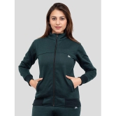 YHA Fleece Womens Zippered Sweatshirt ( Green ) - None