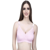 Elina Pink Cotton Non Padded Womens Minimizer Bra ( Pack of 1 ) - None