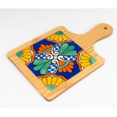 WOOD AND PRINT HAND PLATTERS-SET OF 2 ( turkish delight and sultans touch )