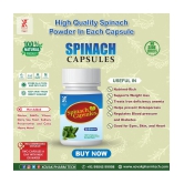 xovak pharmtech Organic Spinach is superfood Antioxidant Capsule 100 gm Pack Of 2