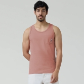 Renew Combed Cotton Tank Tops Pink Punch L