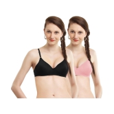 Madam Cotton Seamless Bra - Multi Color - 32B