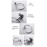 ANMEX ROUND Stainless Steel Towel Ring for Bathroom/Wash Basin/Napkin-Towel Hanger/Bathroom Accessories