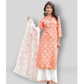 Doriya - Multicolor Straight Rayon Women's Stitched Salwar Suit ( Pack of 1 ) - M