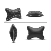 Auto Hub Neck Cushions Set of 2 Black