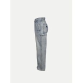 Teen Boys Ice Blue Washed Denim Pant - None