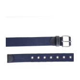 Zacharias - Blue Canvas Mens Casual Belt ( Pack of 1 ) - None