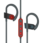 Neo QC 10 Bluetooth Bluetooth Neckband On Ear 4 Hours Playback Active Noise cancellation IPX4(Splash & Sweat Proof) Red